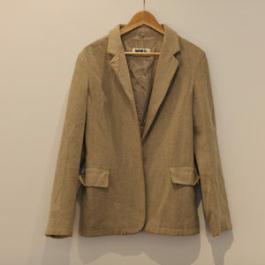 Maison Margiela Creamy/grayish wool Jacket- Size 8